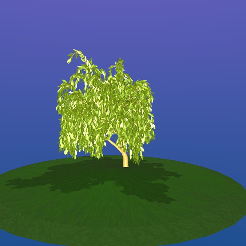 leaves_growing.blend preview image 1